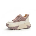 Baskets respirante confortable en cuir véritable pour femmes
