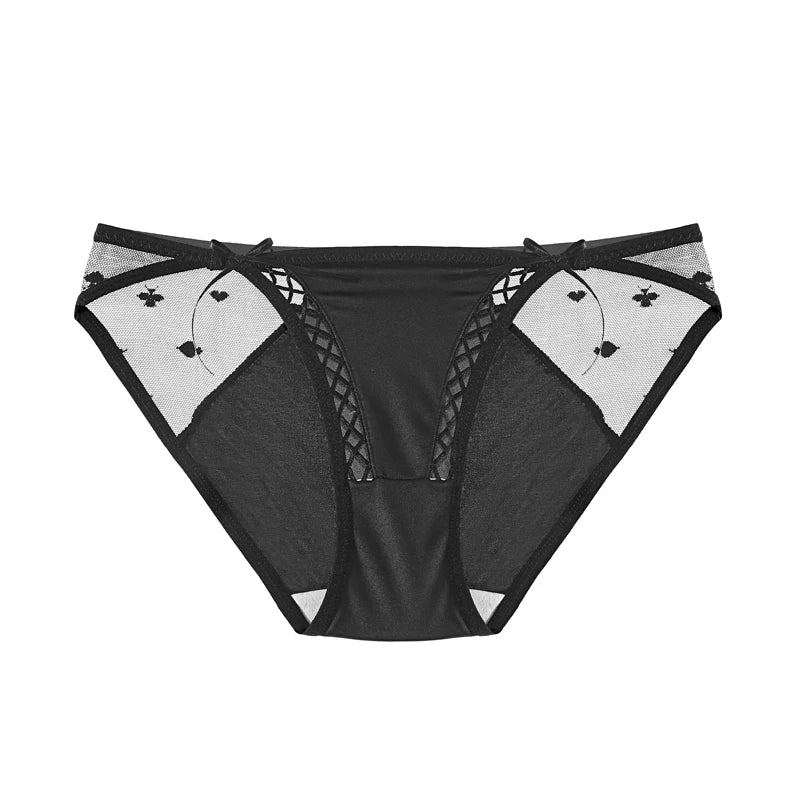 Culotte transparente évider pour femmes