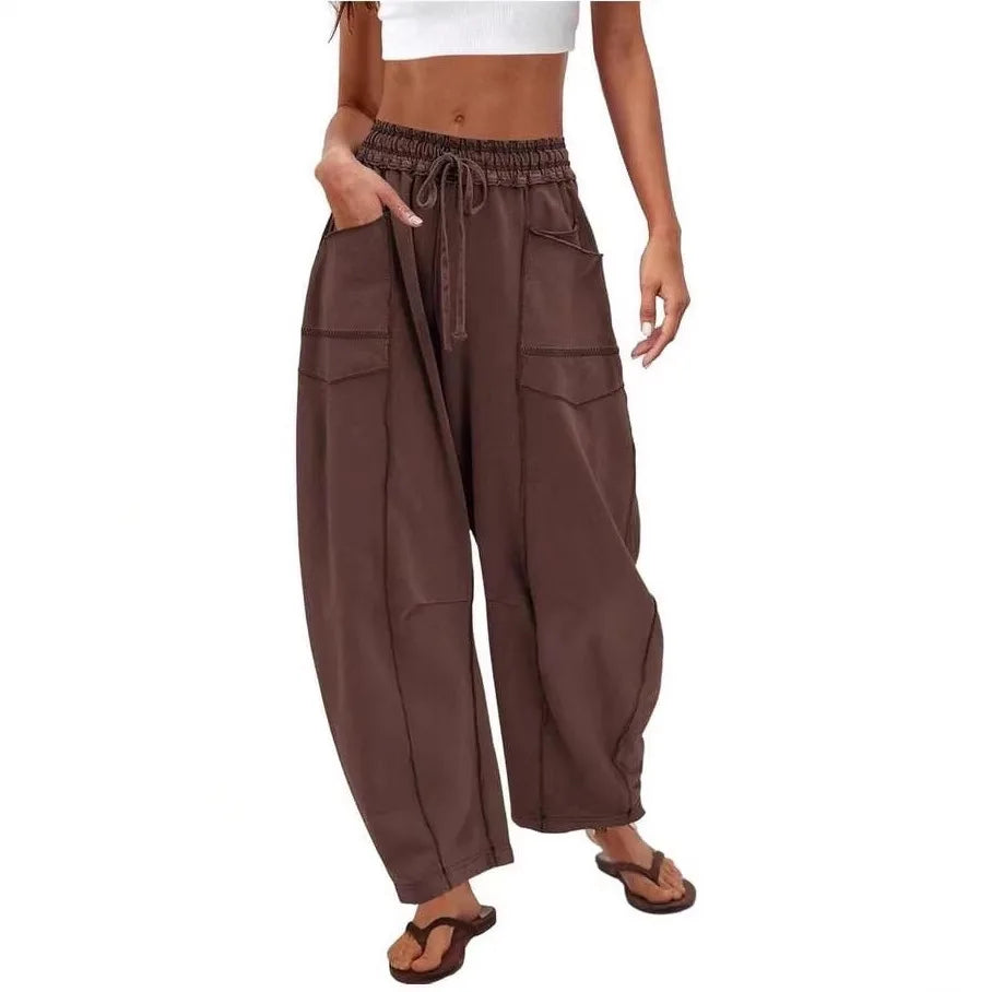 Pantalon ample à jambes larges pour femmes
