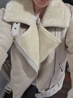 Veste en fausse fourrure pour femmes