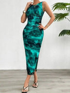 Robe moulante sans manches pour femmes
