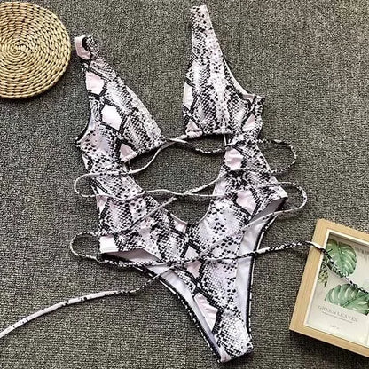 Maillot de Bain 1 Pièce Femme – Motif Léopard