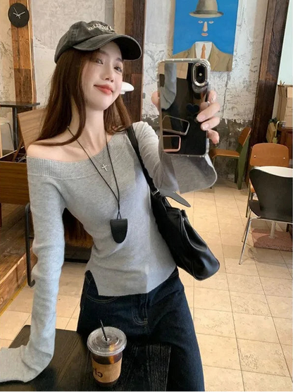 Pull Asymétrique Femme – Maille et Manches Longues
