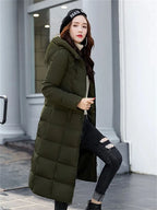 Parka d'hiver longue pour femmes