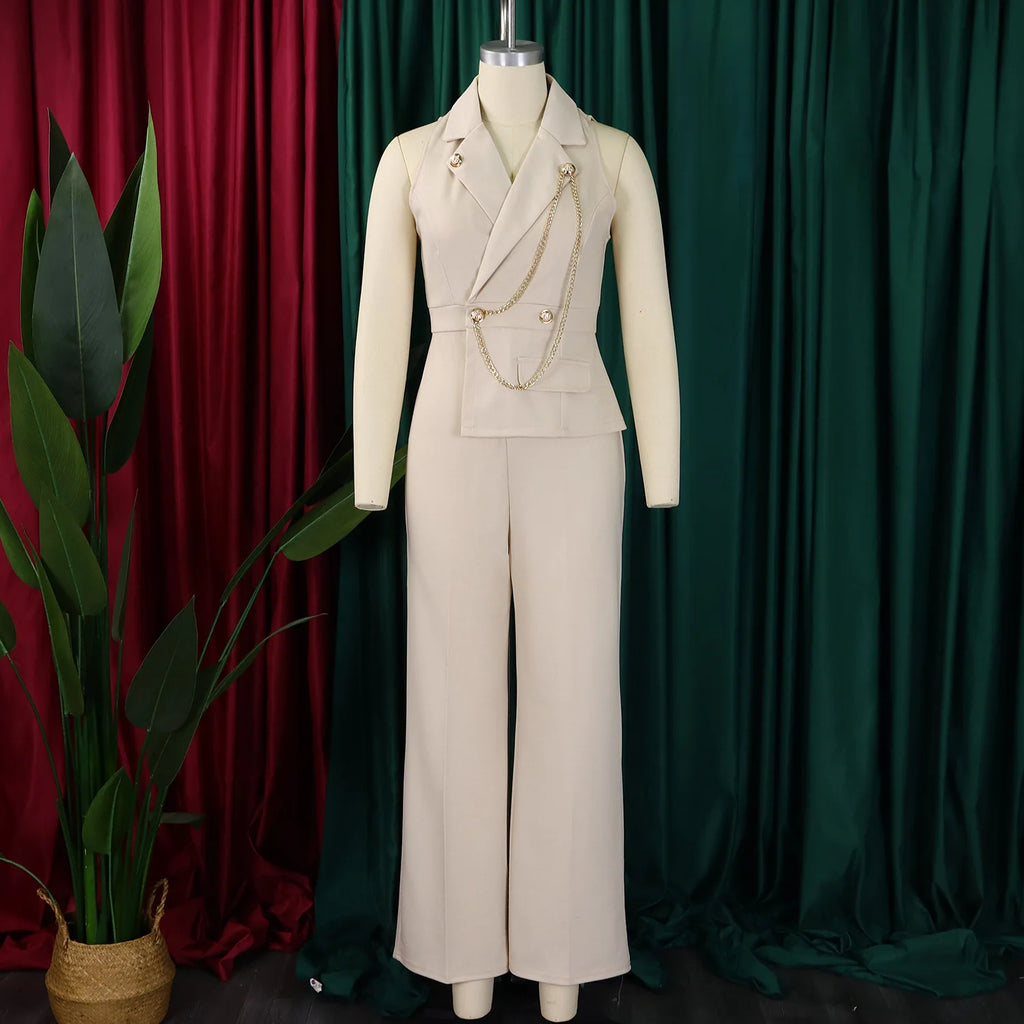 Combinaison blazer élégante  pour femmes
