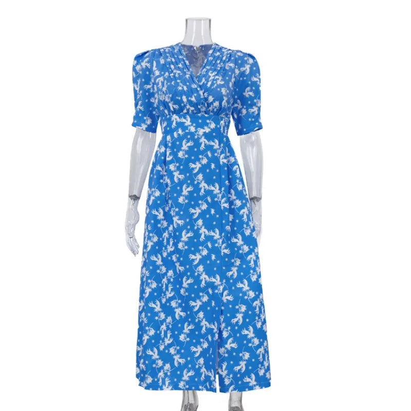 Robe longue fleurie pour femmes