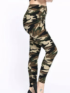Leggings camouflage coupe slim pour femmes