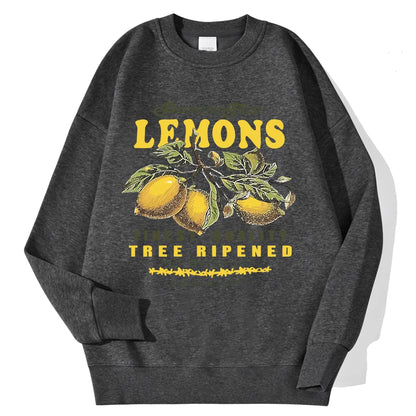 Sweat à Capuche Femme – Imprimé Léopard, Citrons et Soleil