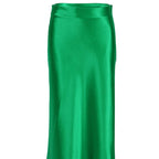 Jupe longue en Satin de soie pour femmes