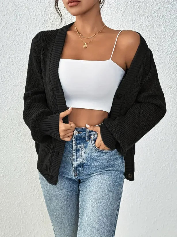 Cardigan élégant en tricot pour femmes