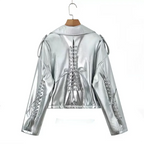 Vestes en faux cuir pour femmes