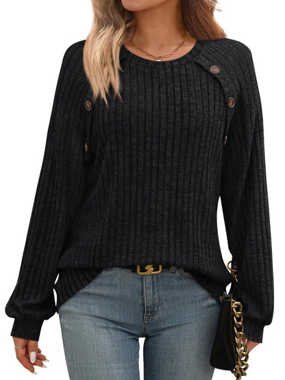 T-Shirt Oversize Femme – Manches Longues