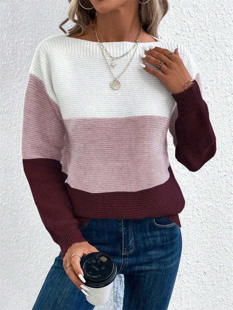 Pull tricoté amples pour femmes