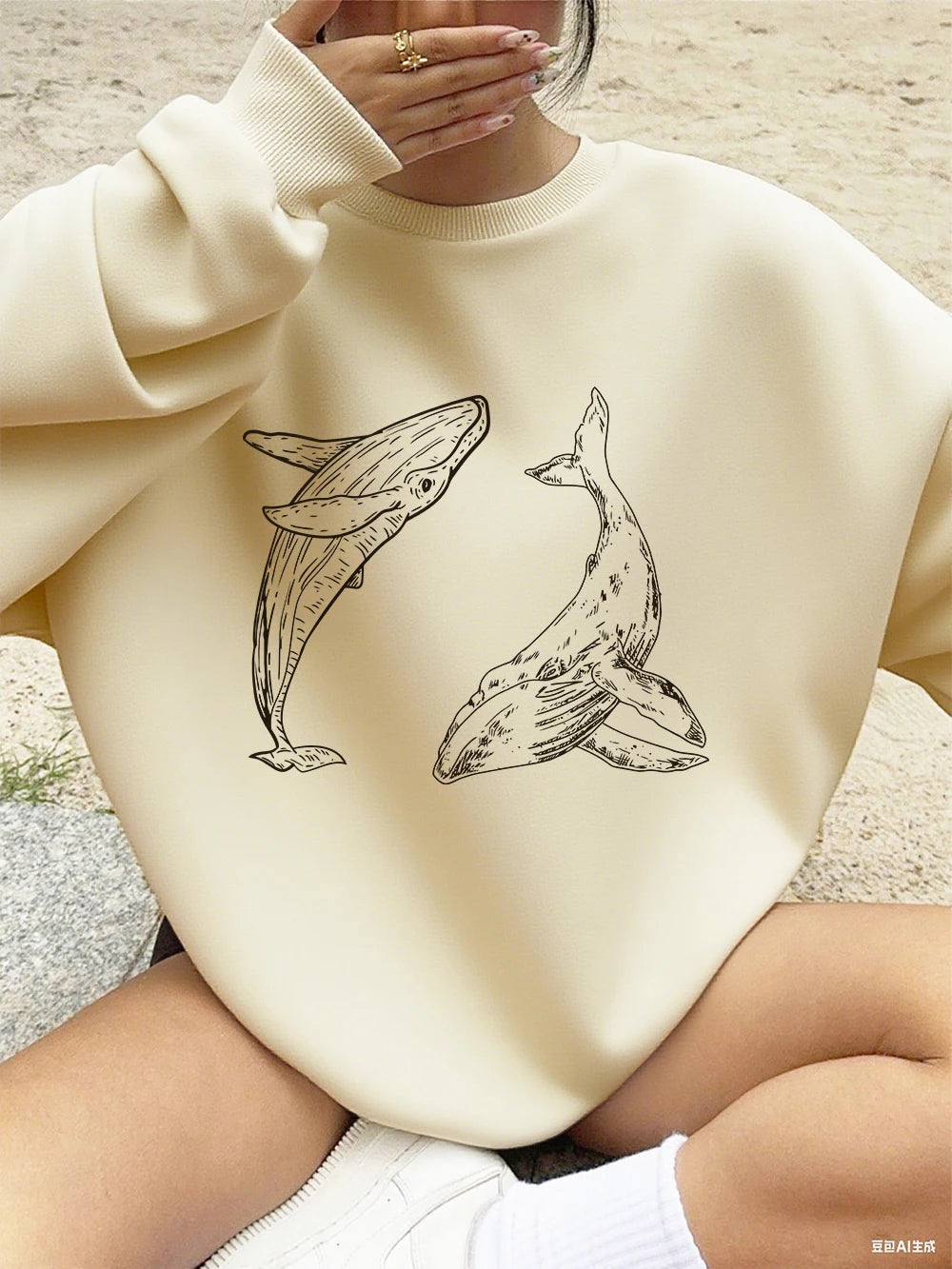 Sweat-shirt à capuche chaud en polaire pour femmes