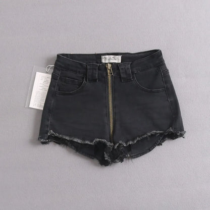 Short en Jean Femme – Détails Lacets