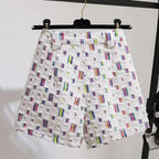 Short d'été tendance taille haute pour femmes
