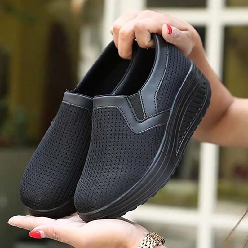 Baskets plates et confortables pour femmes
