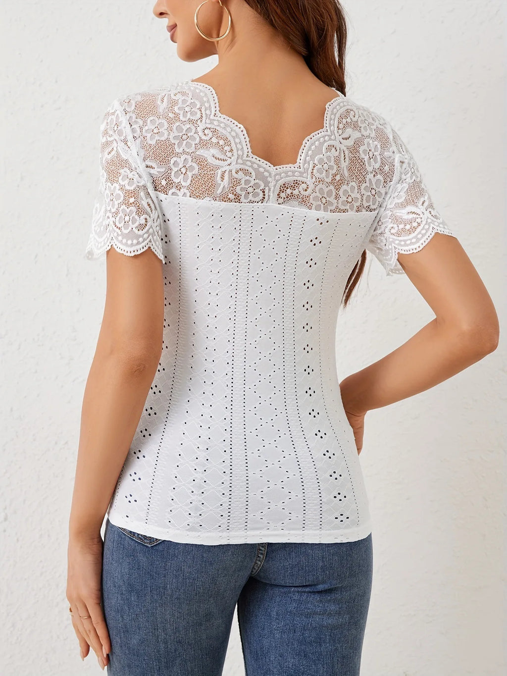 Chemise à manches courtes pour femmes