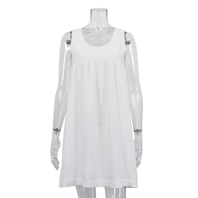 Robe courte d'été décontractée pour femmes