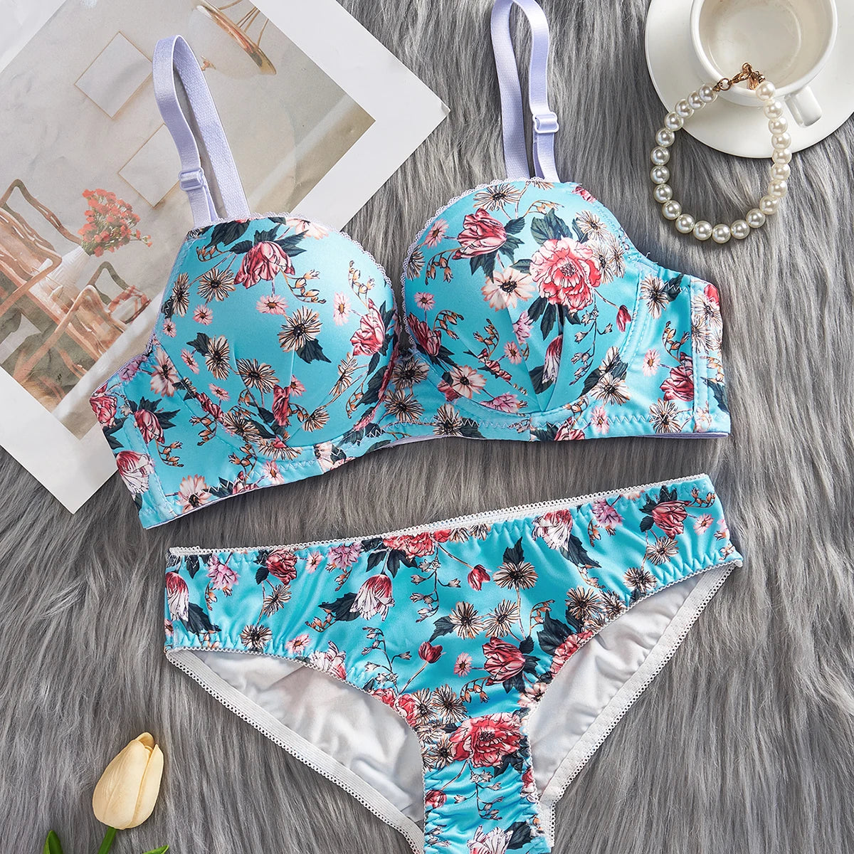 Ensemble soutien-gorge et culotte pour femmes