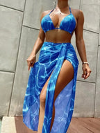 Maillot de bain trois pièces style sexy pour femmes
