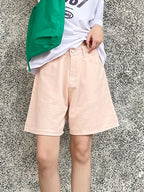 Short en jean taille haute pour femmes