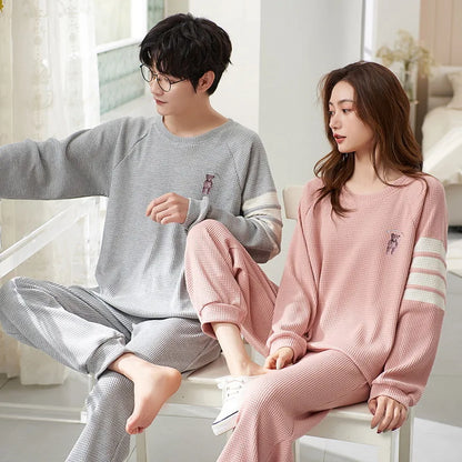 Pyjama Femme en Coton – Manches Longues