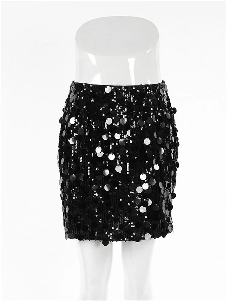 Jupe à sequins pour femmes