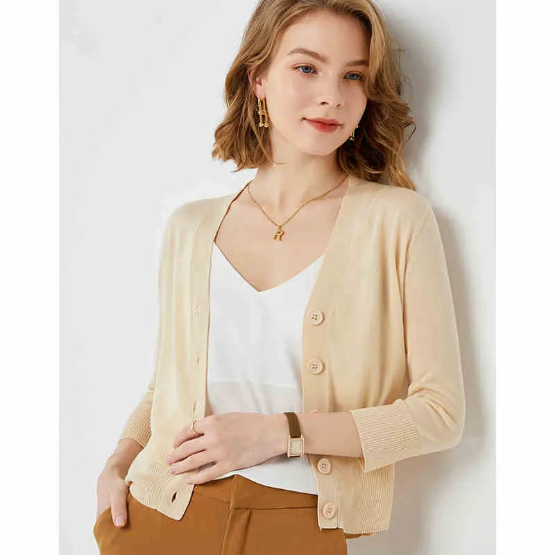 Cardigan à manches longues pour femmes