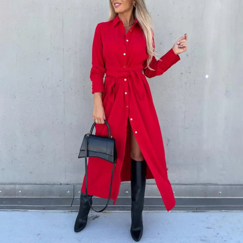 Robe T-shirt Maxi en coton pour femmes