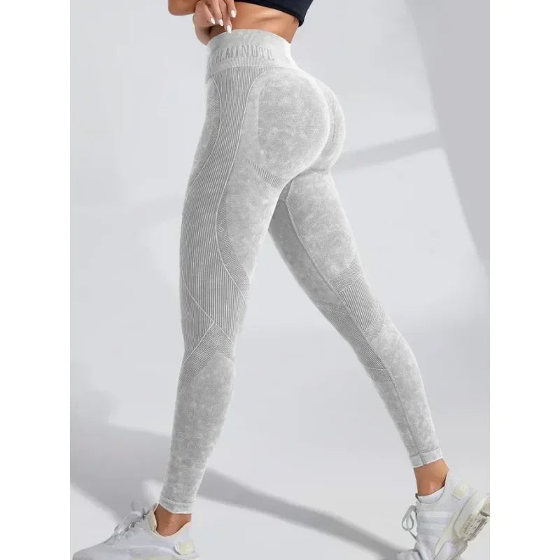 Leggings taille haute sans couture pour femmes