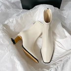 Bottines vintage chaudes en coton pour femmes