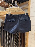 Short Cargo vintage à poches solides pour femmes
