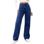 Pantalon Jean taille haute pour femmes
