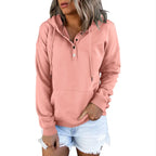 Sweat à capuche ample et décontracté à manches longues pour femmes