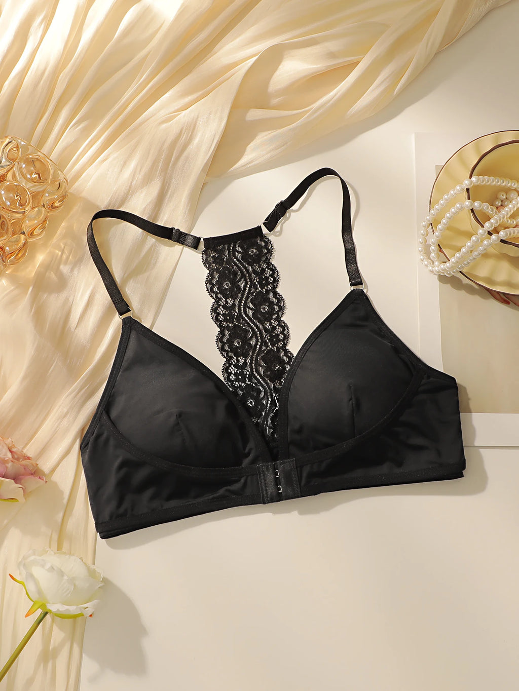 Soutien-gorge à boucle avant pour femmes