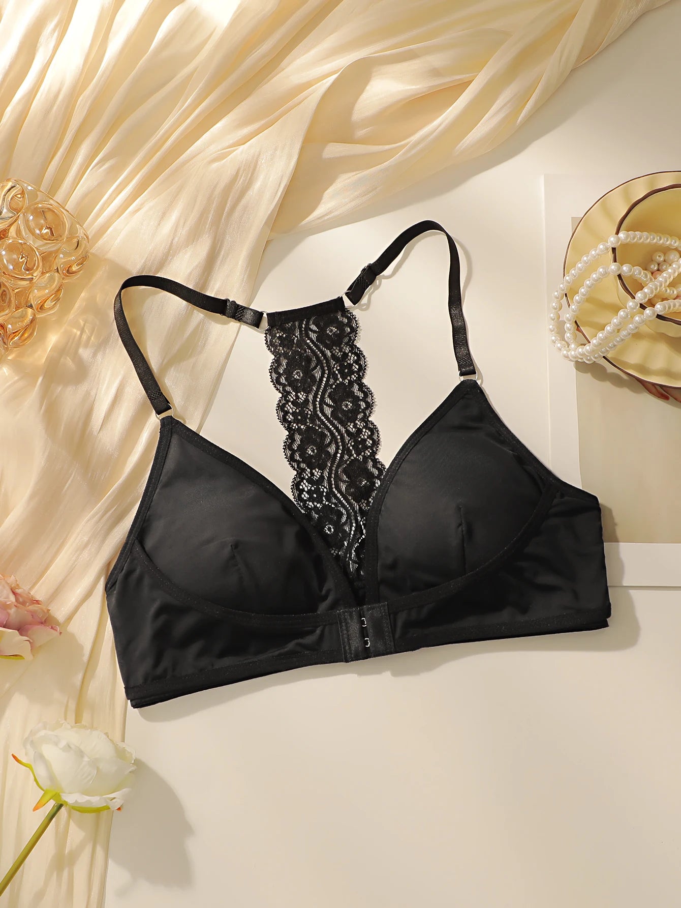 Soutien-gorge à boucle avant pour femmes