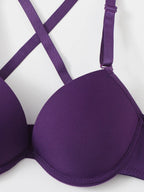 Soutien-gorge de soutien en acier à bande violette pour femmes