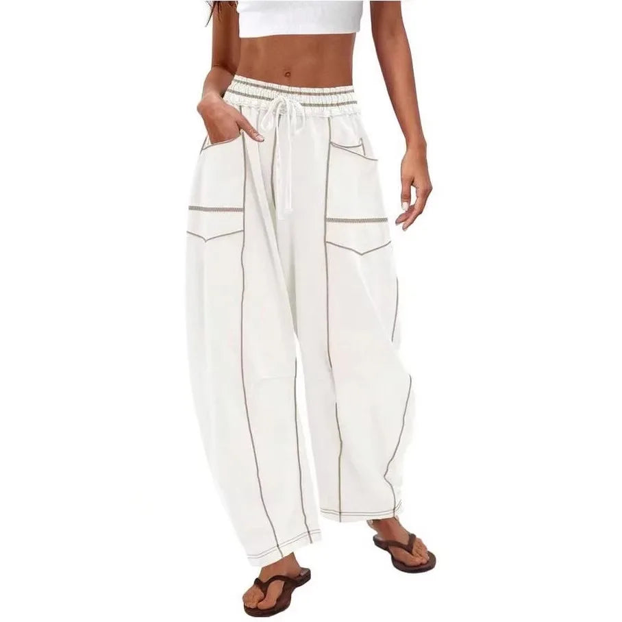 Pantalon ample à jambes larges pour femmes