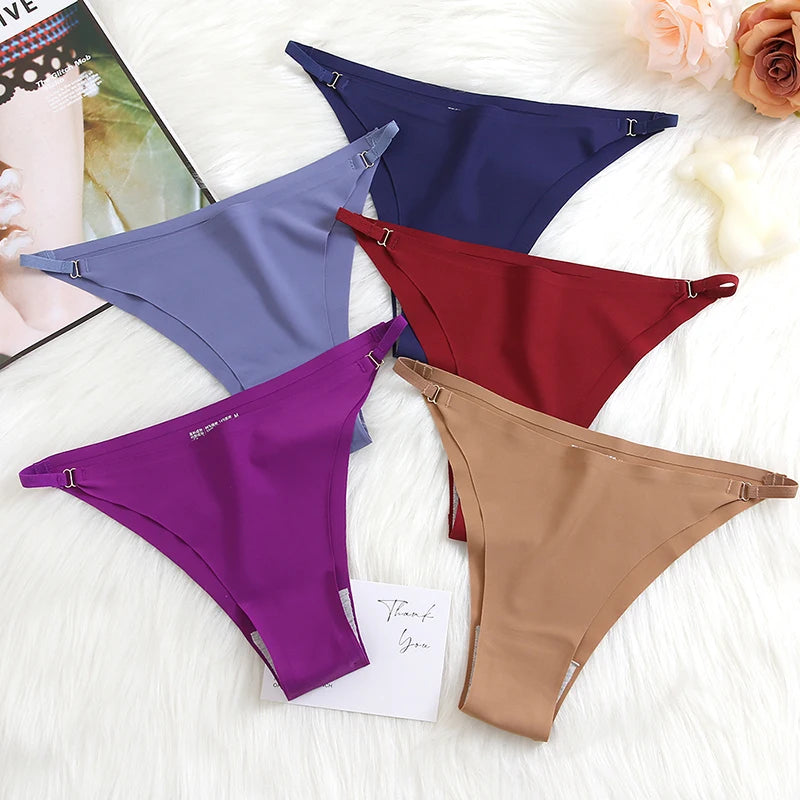 Culotte taille basse sans couture pour femmes