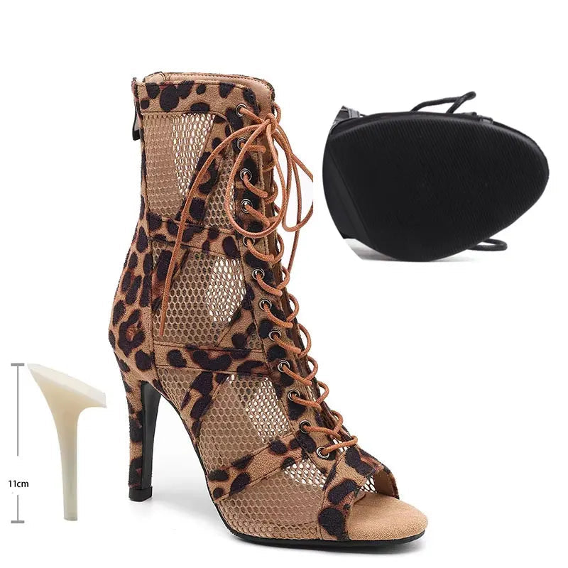 Bottines à talons noirs tendance pour femmes