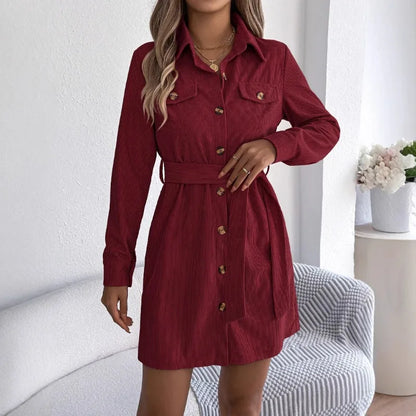 Robe Chemise Femme – Style Décontracté
