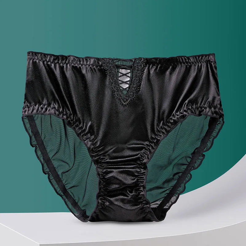 Culottes en soie et satin pour femmes