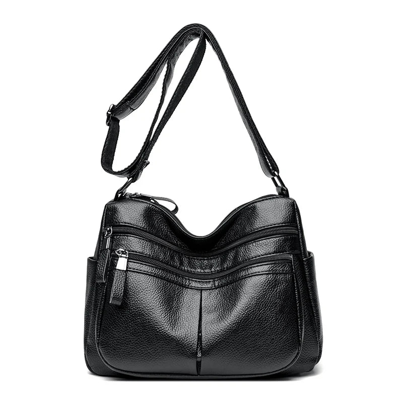 Sac à main en cuir véritable pour femmes