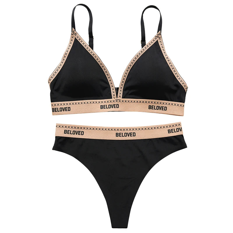 Ensemble de soutien-gorge et culotte sans couture pour femmes