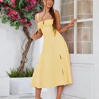 Robe longue sans manches pour femmes