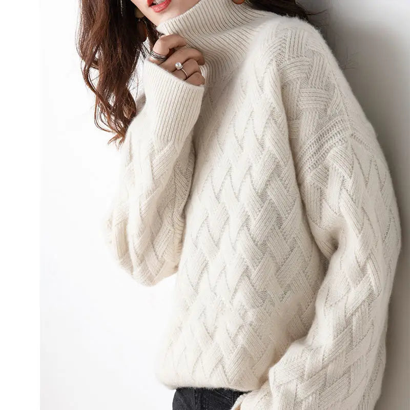 Pull ample à manches longues pour femmes
