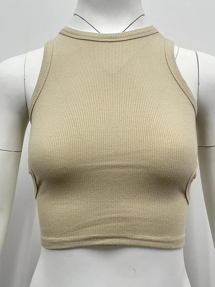 Débardeurs avec trou latéral pour femmes