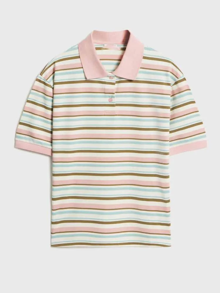 T-shirt rayé décontracté pour femmes