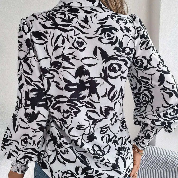 Chemise élégante à simple boutonnage pour femmes